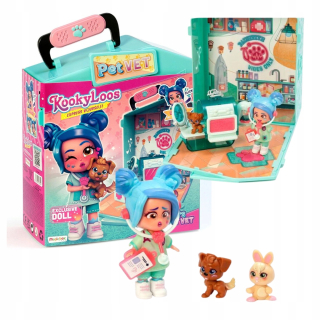 Magicbox KOOKYLOOS S Suzie Q´s Kufor Kufor SUZIE Akčná figúrka + zvieratko